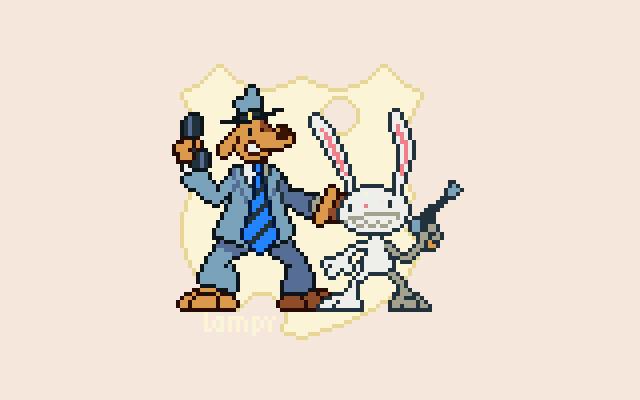 sam dog and max rabbit
